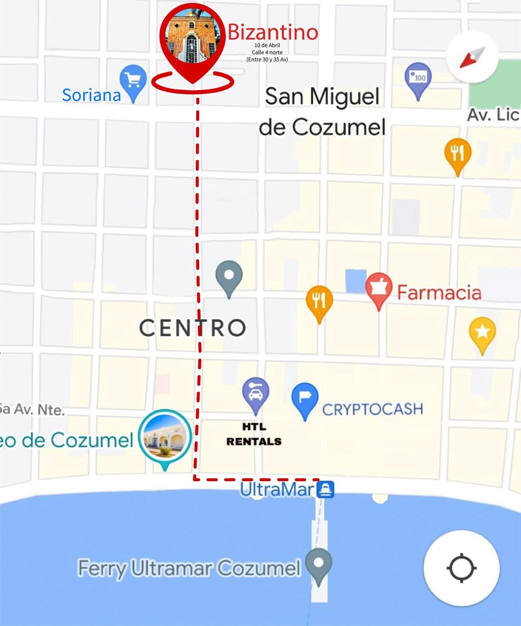 Apartamento Bizantino Cozumel Exterior foto